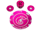 SHISHA MINI CRAZY PANTERA ROSA - Miniatura 3