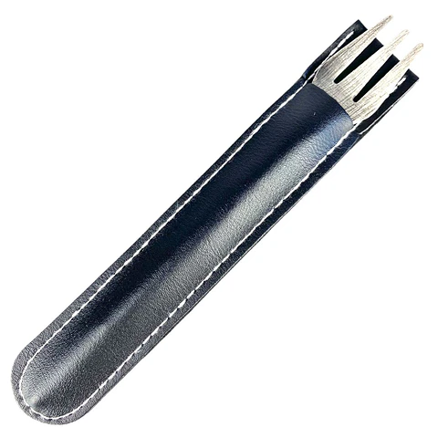 TENEDOR PUNZON FORJADO PLATA