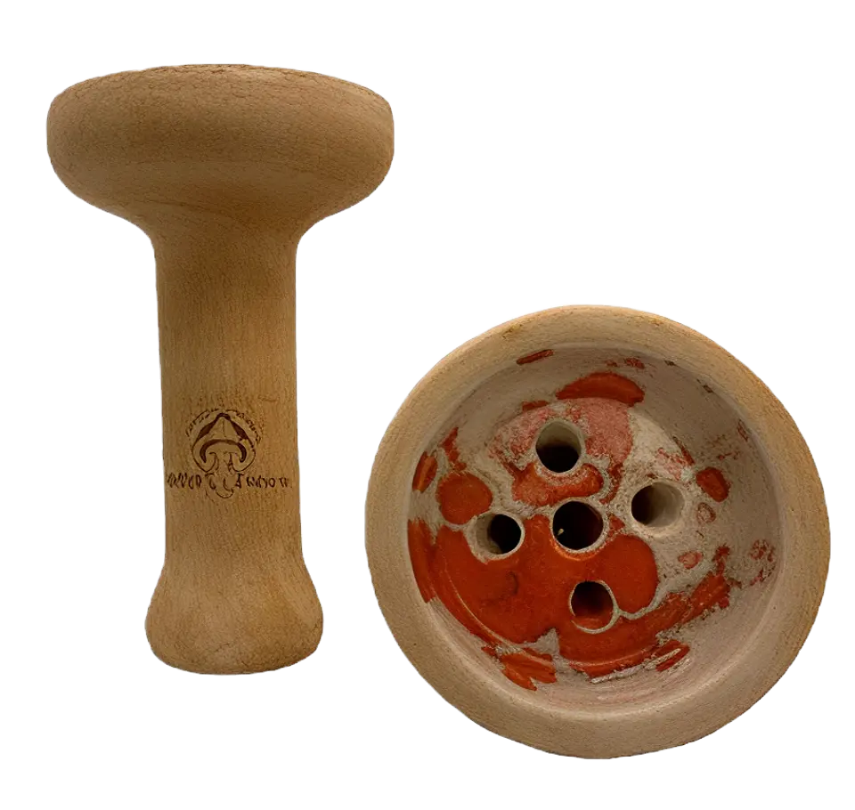 CAZOLETA FORZA MARRON Y NARANJA 1