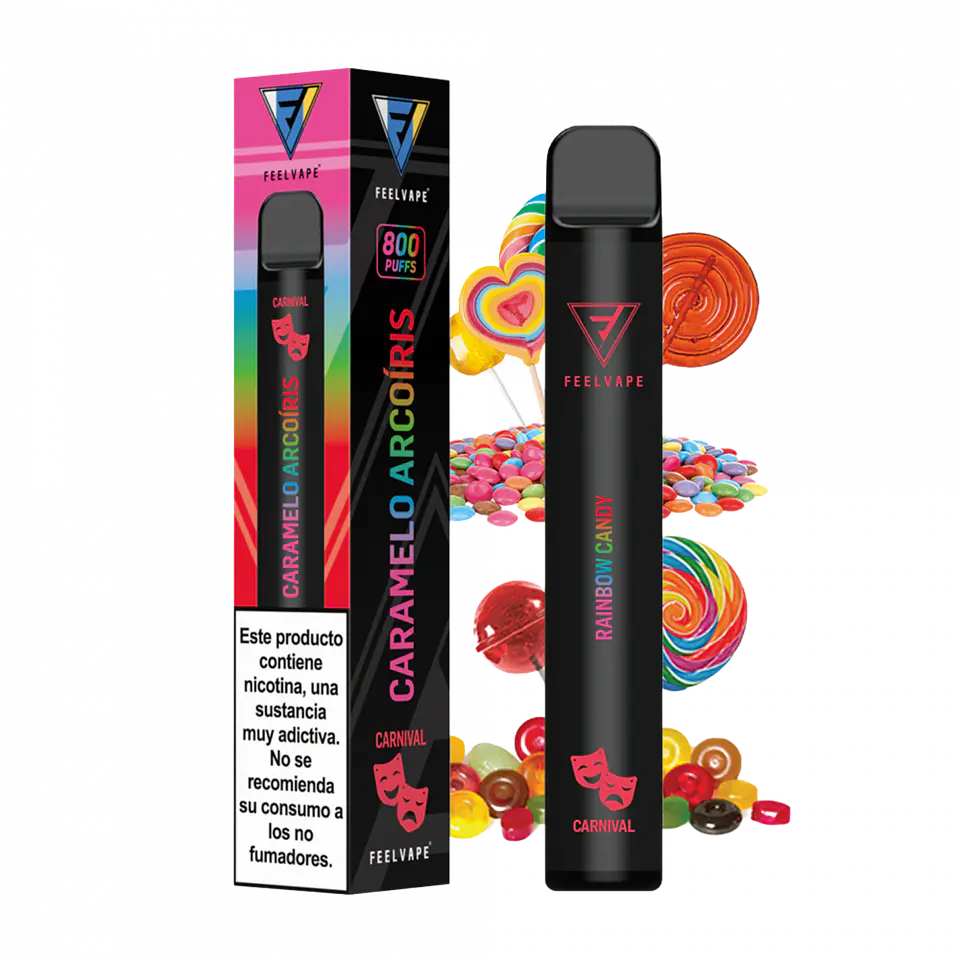 POD DESECHABLE FEELVAPE PRO 800 CARAMELOS ARCO IRIS 1
