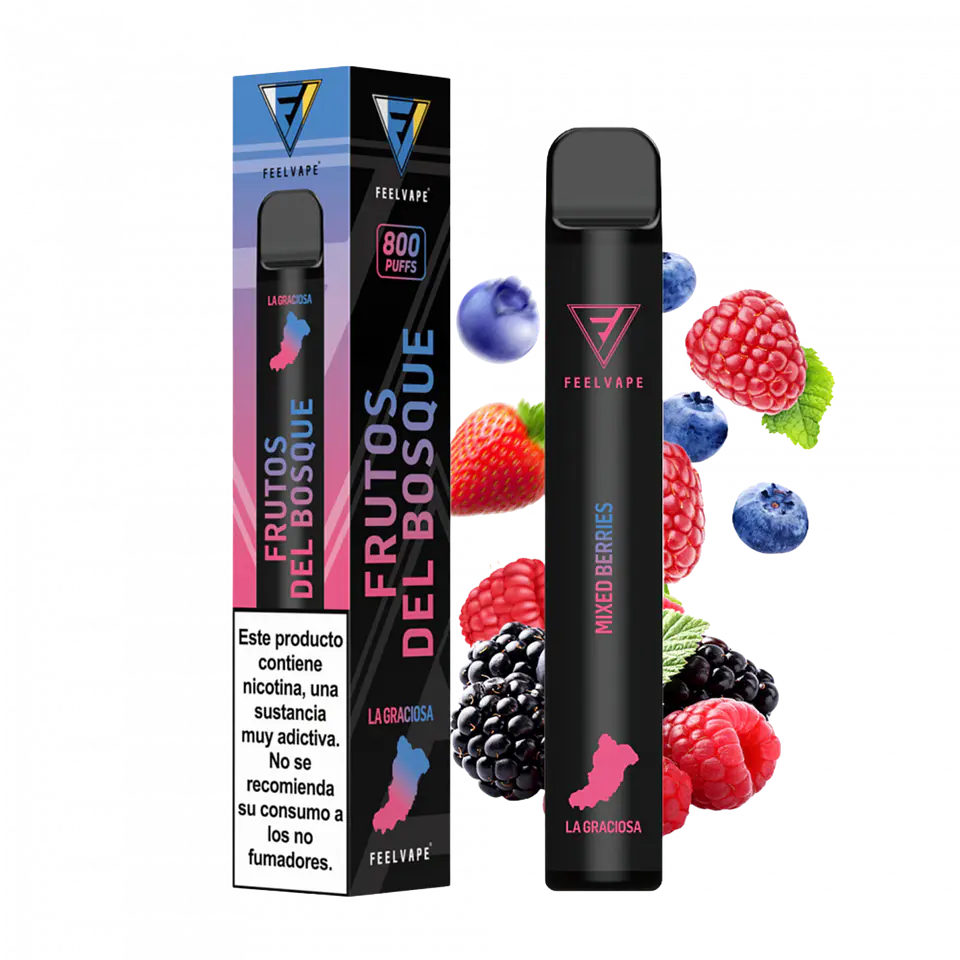 POD DESECHABLE FEELVAPE PRO 800 FRUTOS DEL BOSQUE 1