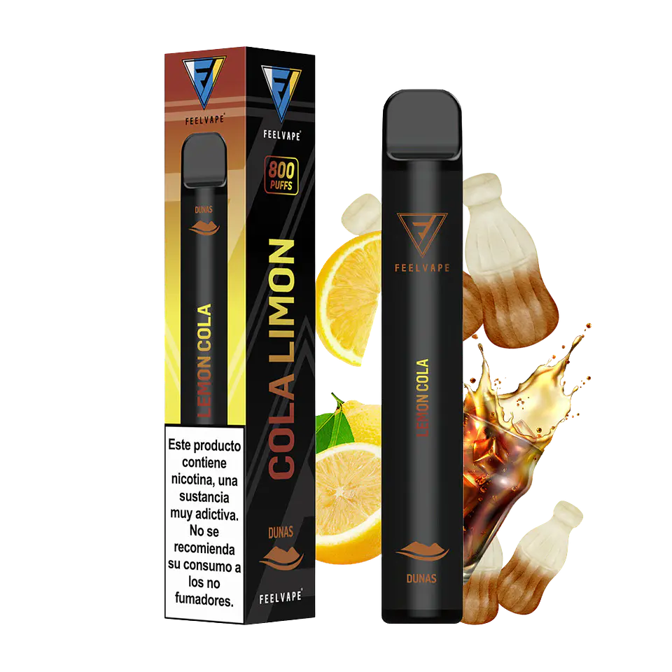POD DESECHABLE FEELVAPE PRO 800 COLA Y LIMON 1