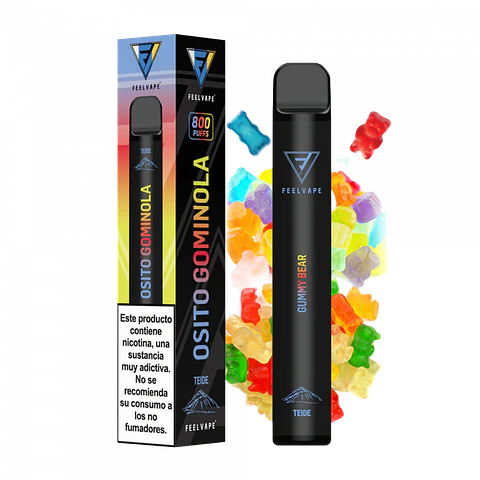 POD DESECHABLE FEELVAPE PRO 800 OSITOS DE GOMINOLA