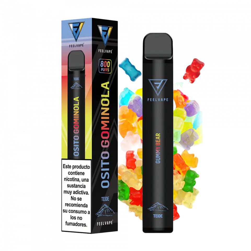 POD DESECHABLE FEELVAPE PRO 800 OSITOS DE GOMINOLA 1