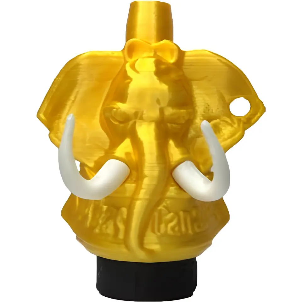 BOQUILLA 3D ELEFANTE DORADO 1