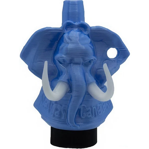 BOQUILLA 3D ELEFANTE AZUL MARINO
