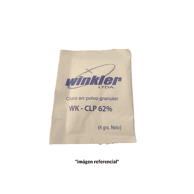 CLORO GRANULADO 62% SACHET DE 4g 