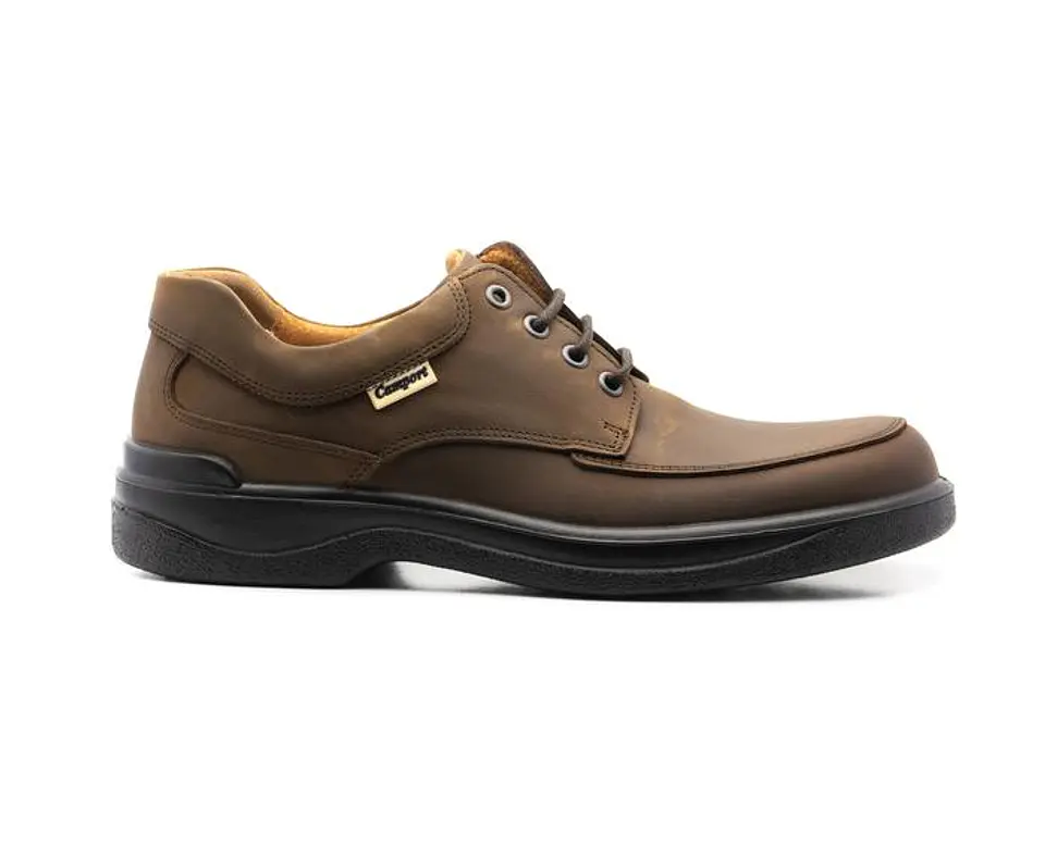 Sapato cordão OZONE NOBUCK CASTANHO  1