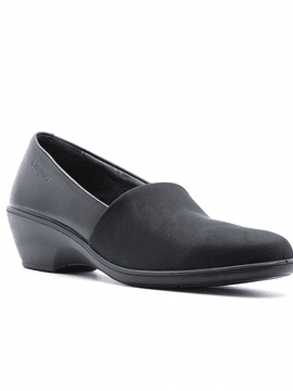 Sapato PROF cunha baixa Ultra Conforto STRETCH DRESS CODE PRETO