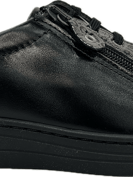 Sapato atacadores zip conforto