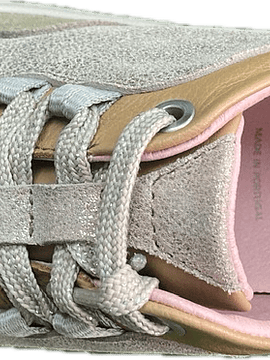 Sapato desportivo raso atacadores conforto