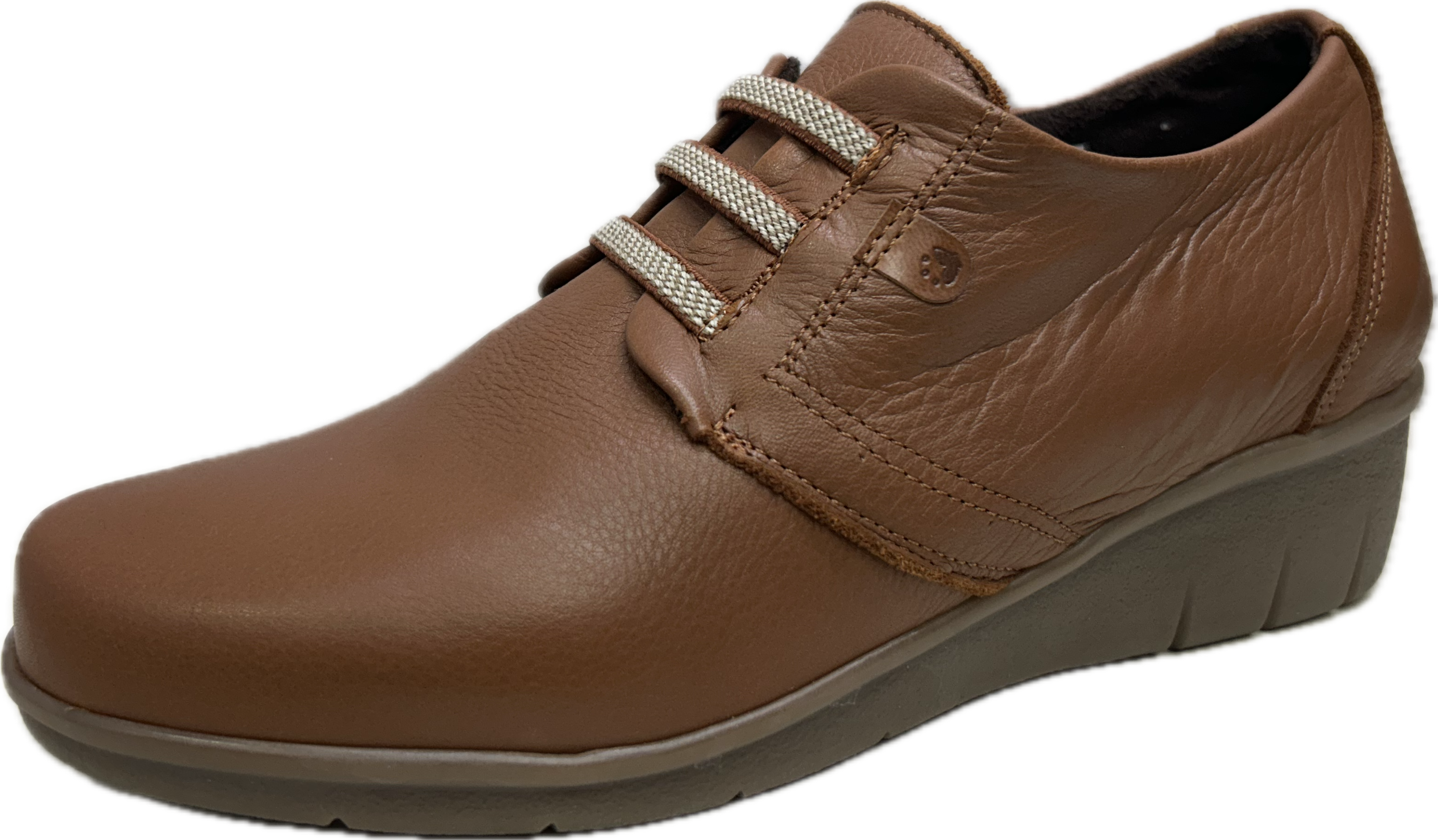 Sapato elásticos cunha baixa conforto 