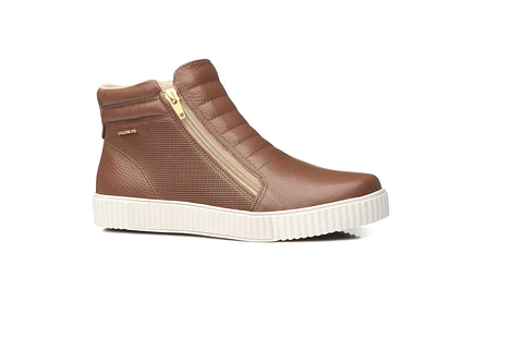 Bota Sneaker Zip conforto