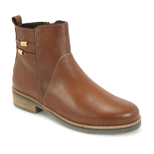 Botim Raso Zip conforto