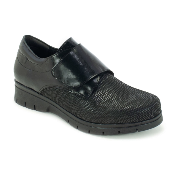 Sapato Licra velcro raso conforto 