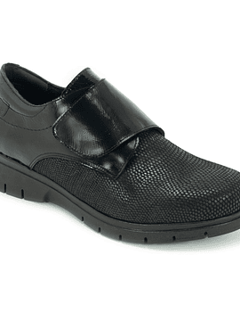 Sapato Licra velcro raso conforto 