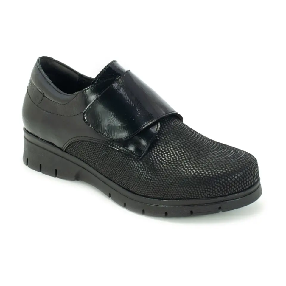 Sapato Licra velcro raso conforto  1
