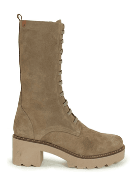 Bota Fashion Zip e elasticos conforto