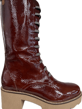 Bota Fashion Zip e elasticos conforto 