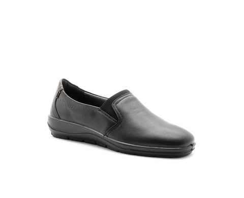 Mocassin PROF  raso conforto STRETCH PINK PRETO 