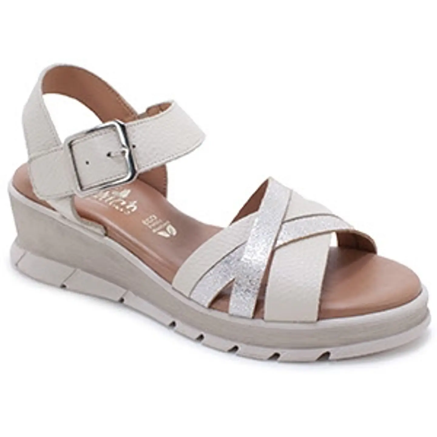 Sandália Fashion Cunha Média Conforto  1