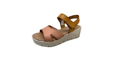 Sandália GOBBS cunha velcro 