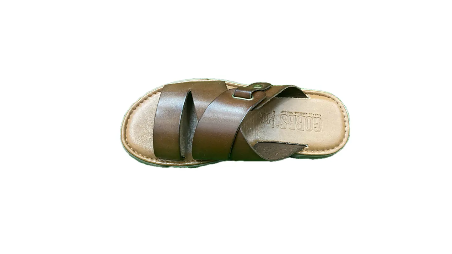 Chinelo GOBBS couro  2