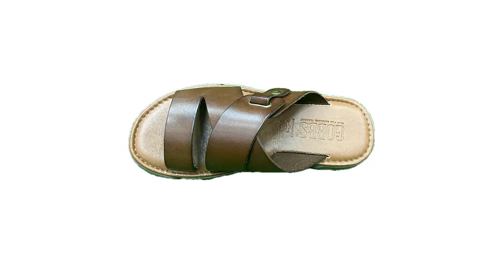 Chinelo GOBBS couro  2