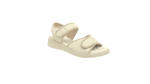 Sandália PICCADILLY Medical rasa velcro