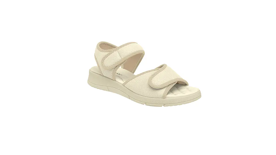 Sandália PICCADILLY Medical rasa velcro 3