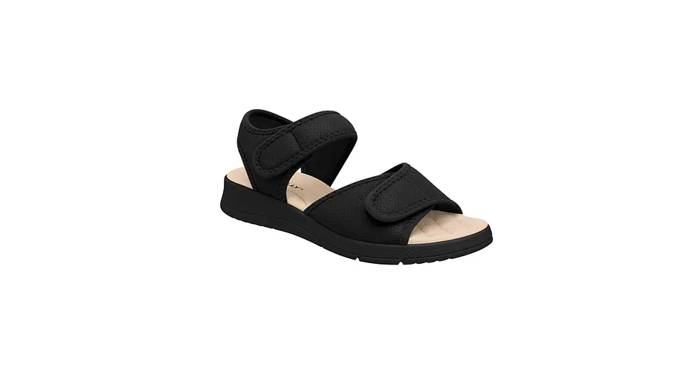Sandália PICCADILLY Medical rasa velcro 4
