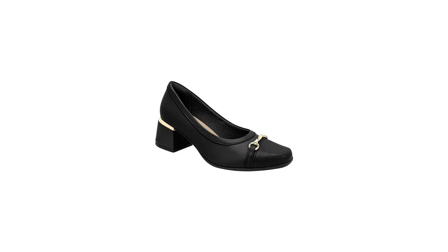 Sapato salto baixo conforto Fashion 2