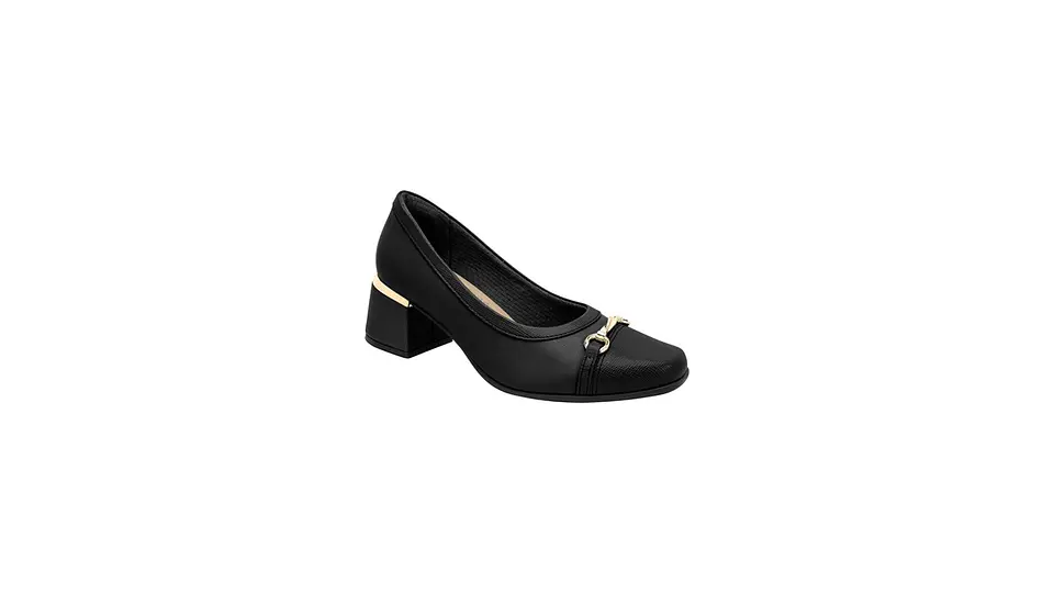Sapato salto baixo conforto Fashion 2