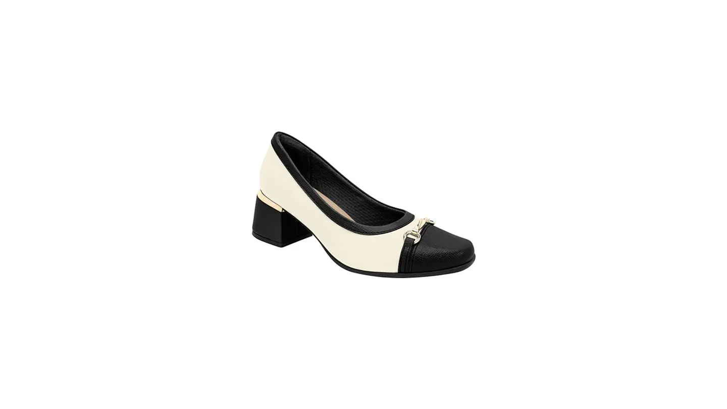 Sapato salto baixo conforto Fashion 1