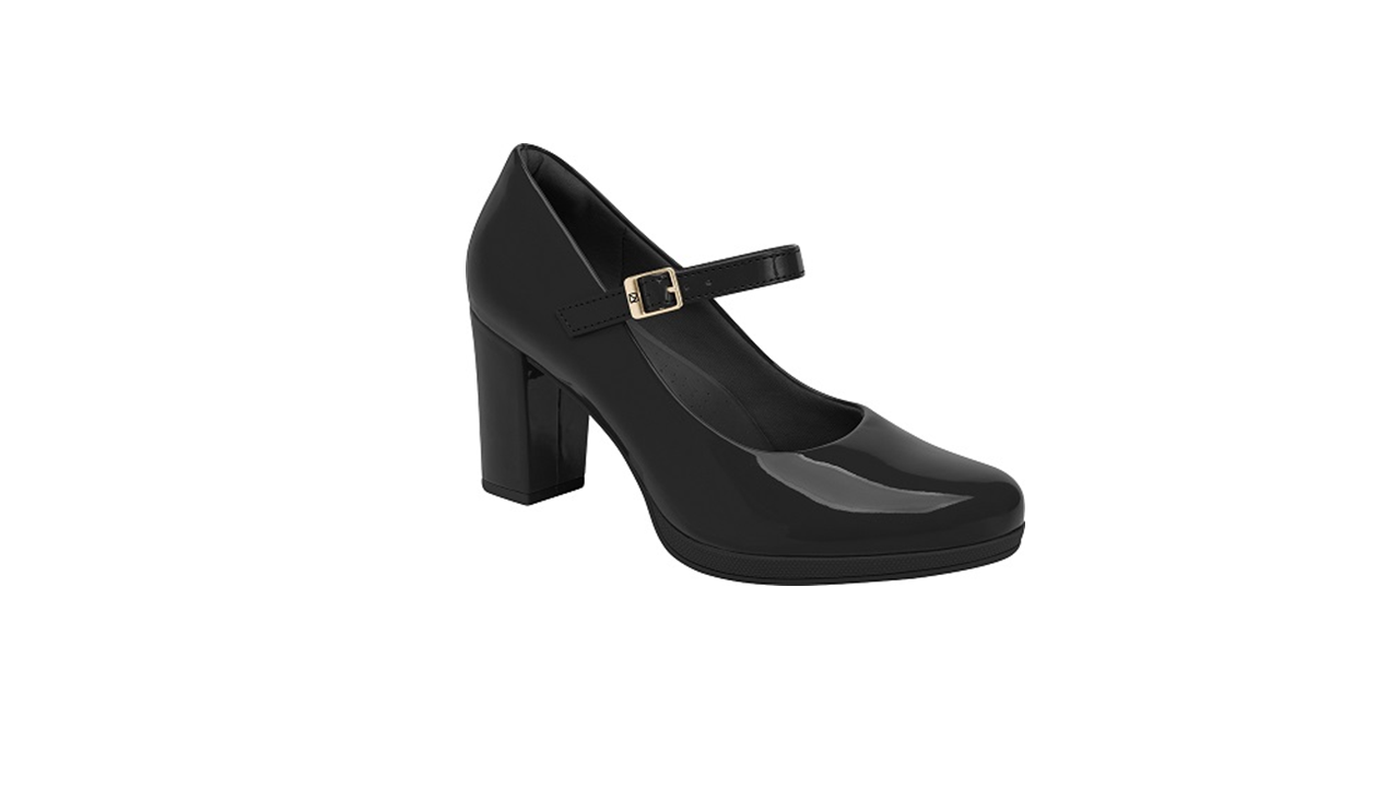 Sapato salto média conforto