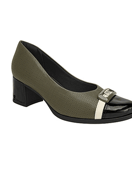 Sapato salto baixo conforto