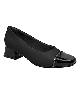 Sapato salto baixo conforto