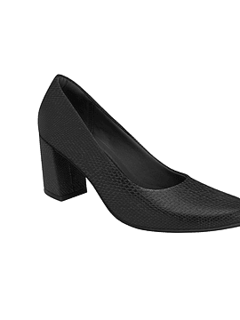 Sapato bicudo salto média conforto