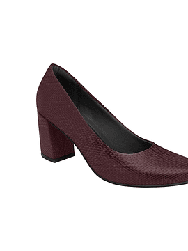 Sapato bicudo salto média conforto