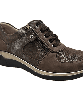 Sapato atacadores e zip conforto