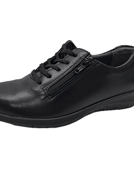 Sapato atacadores e zip conforto