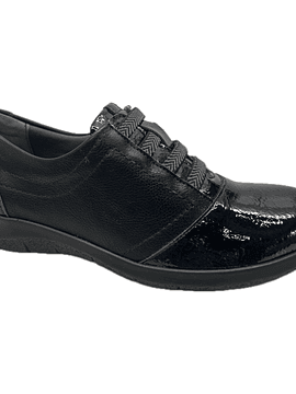 Sapato atacadores elásticos conforto