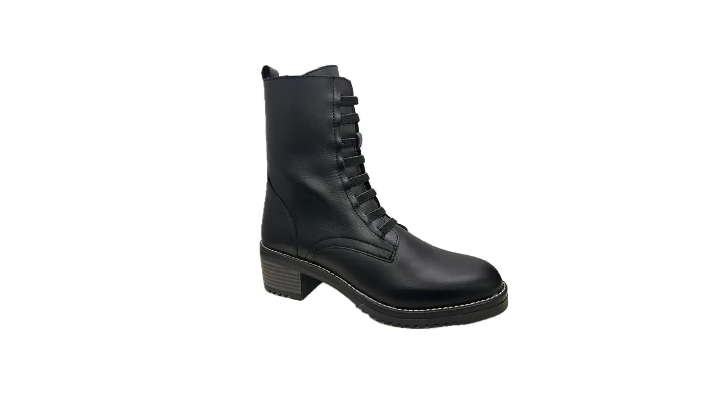 Bota salto zip elásticos conforto  1