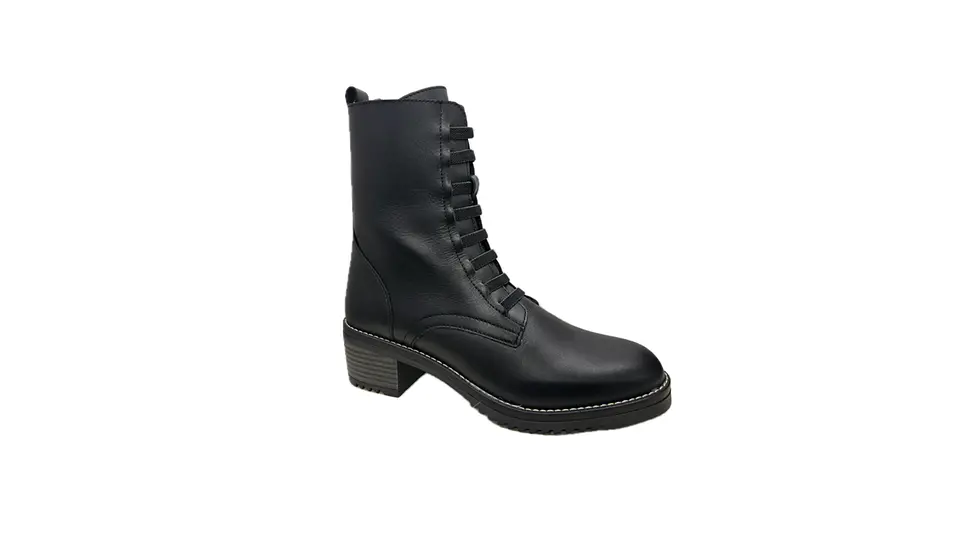 Bota salto zip elásticos conforto  1
