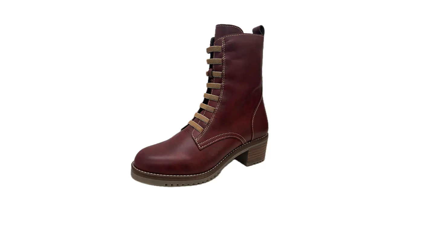 Bota salto zip elásticos conforto  2