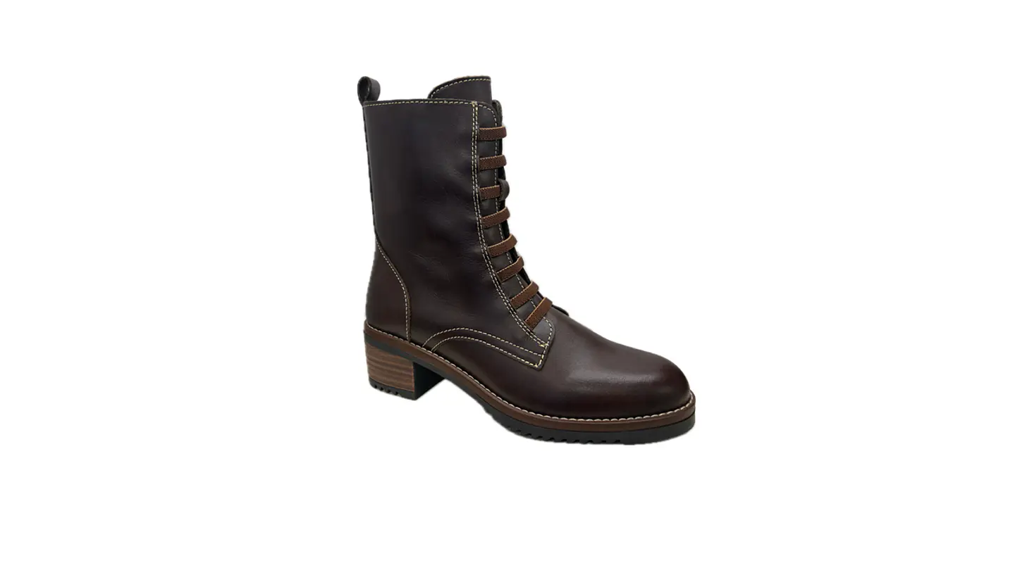 Bota salto zip elásticos conforto  3