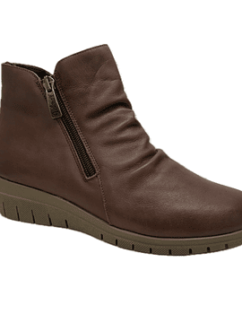 Botim Raso Zip conforto 