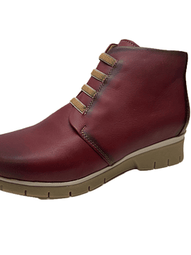 Bota Raso Elásticos Zip conforto