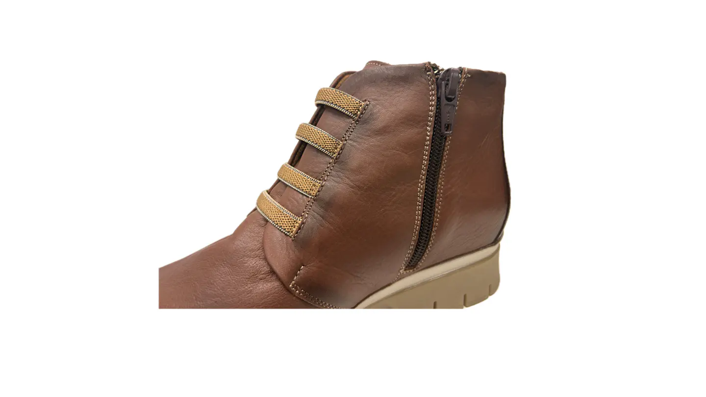 Bota Raso Elásticos Zip conforto 2
