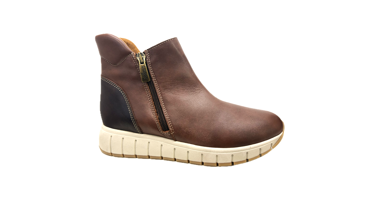 Botim Sneaker Raso Zip conforto